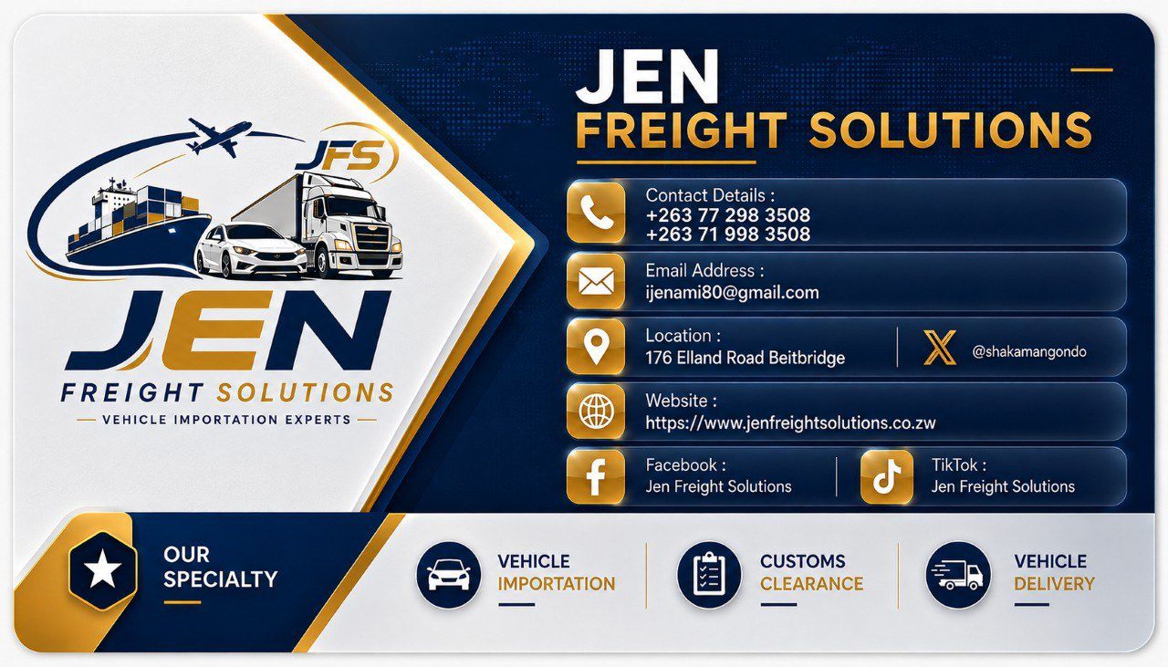 Jen Freight Solutions business card